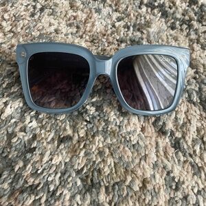 Quay Blue ‘Icy’ Sunglasses
